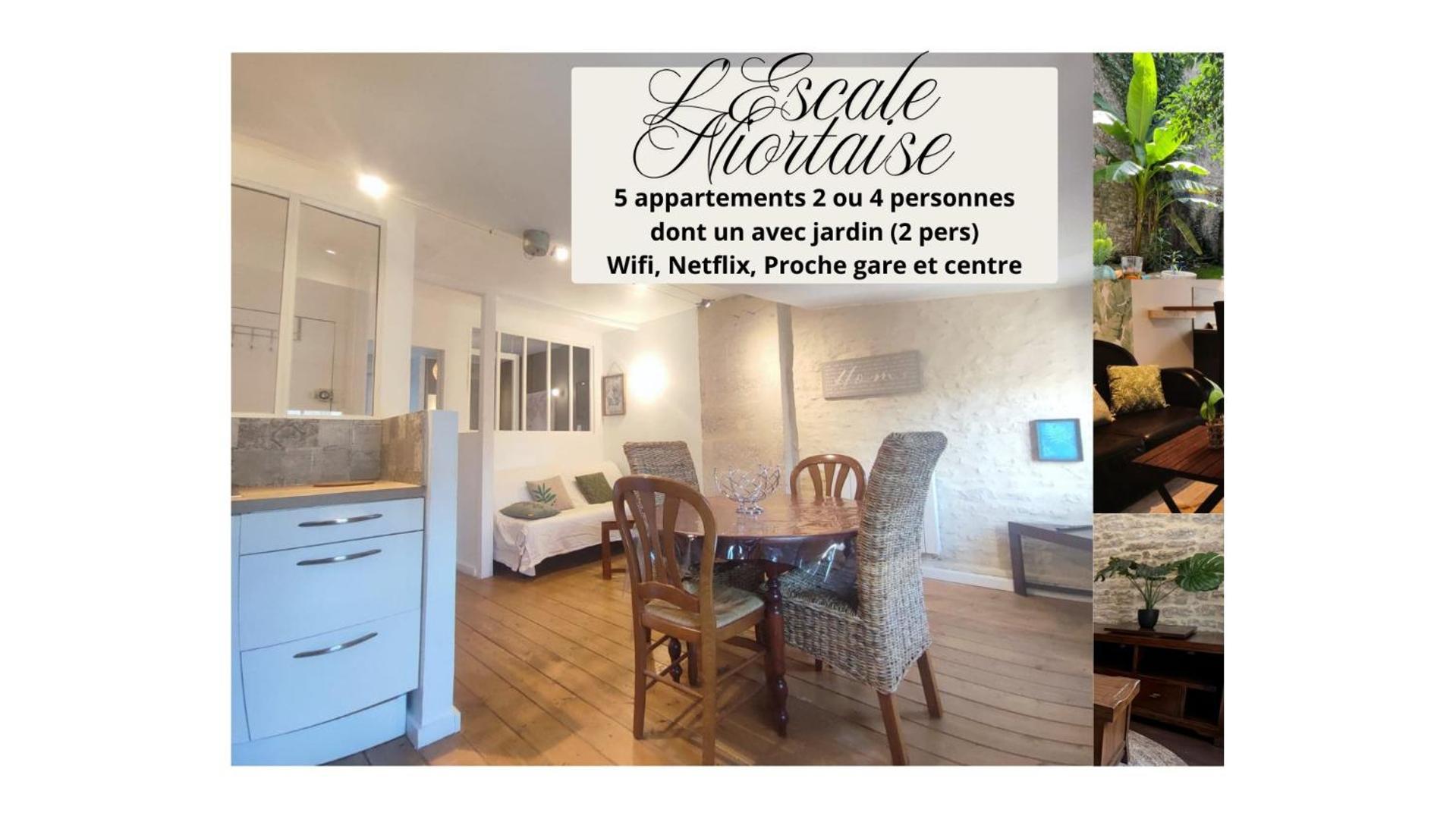 L'Escale Niortaise - Centre-Ville - 10Mn Gare - Wifi - Netflix エクステリア 写真
